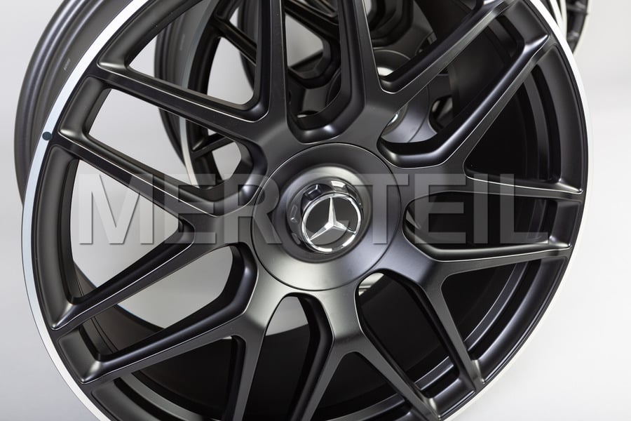 A Amg Inch Set Of Black Forged Rims For Aclass