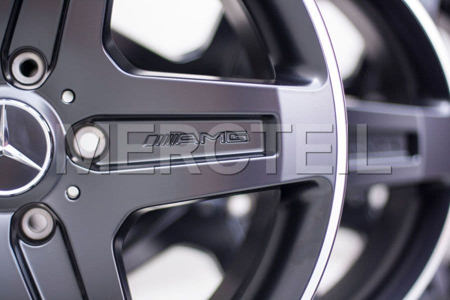 G Klasse AMG Alufelgen Satz Schwarz Matt 19 Zoll Original Mercedes  