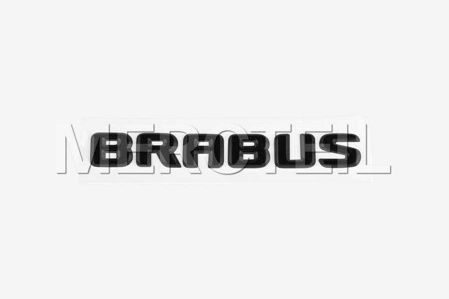 BRABUS Kennzeichenhalter Kennzeichenverstärker Set schwarz mit BRABUS Logo