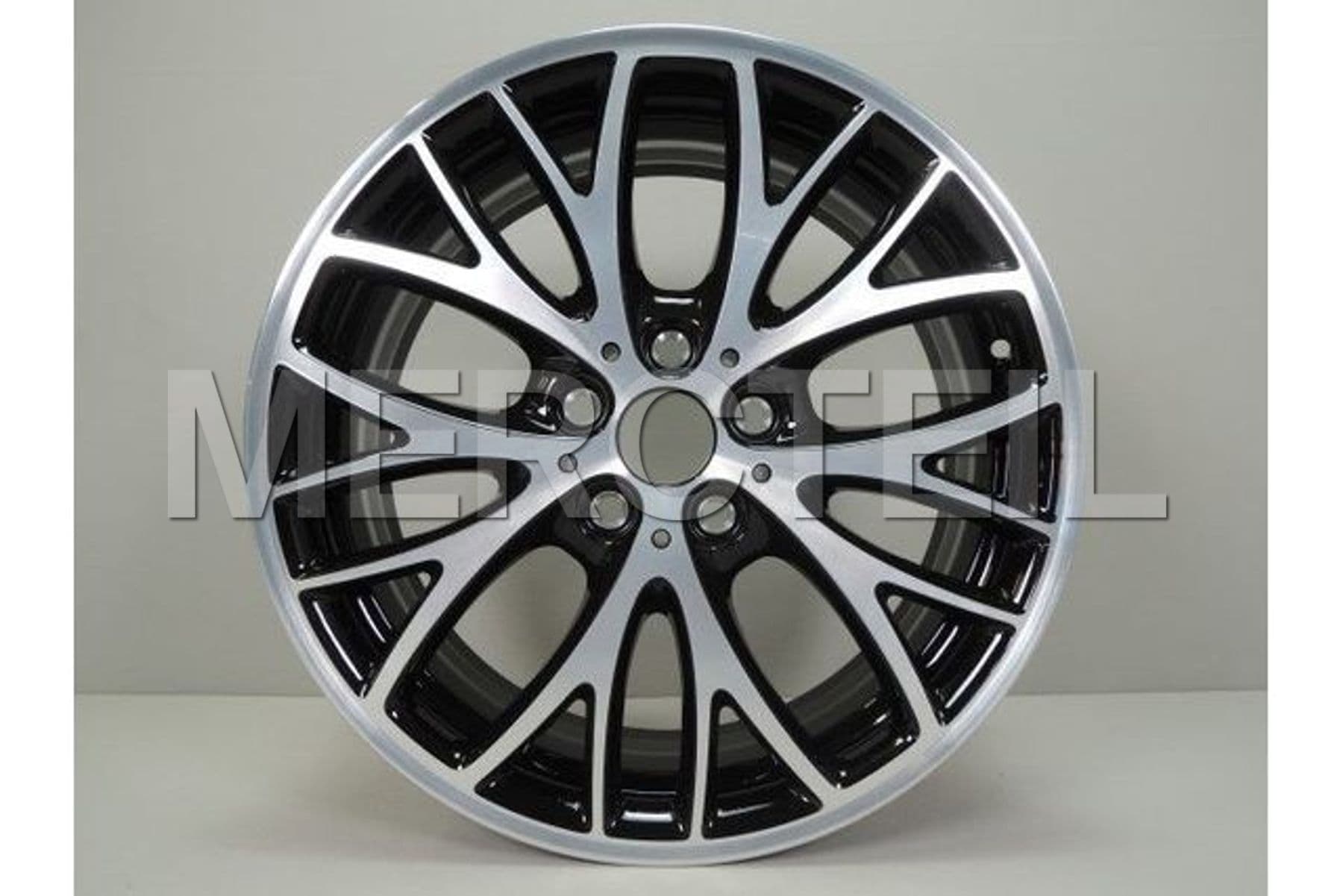 36116858705 BMW Disc wheel, light alloy, polished, black