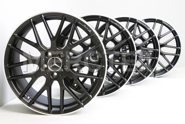 45 AMG Wheels Black Matte 19 Inch Genuine Mercedes Benz preview