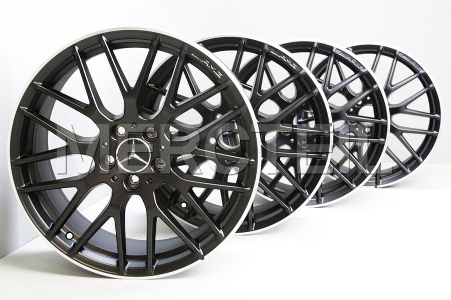 45 AMG Wheels Black Matte 19 Inch Genuine Mercedes Benz preview 0