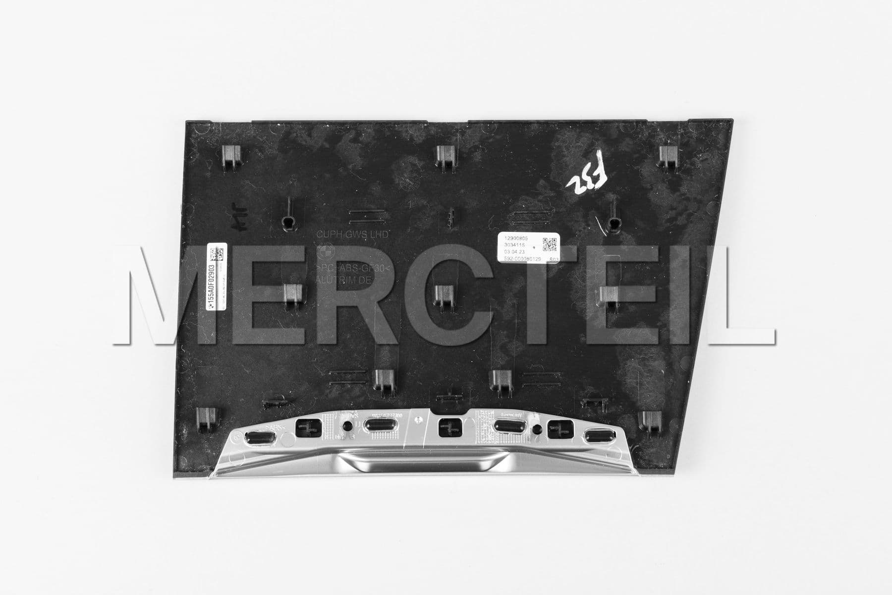 51165A0F029 BMW Blende Getrankehalter Alu Mesheffect