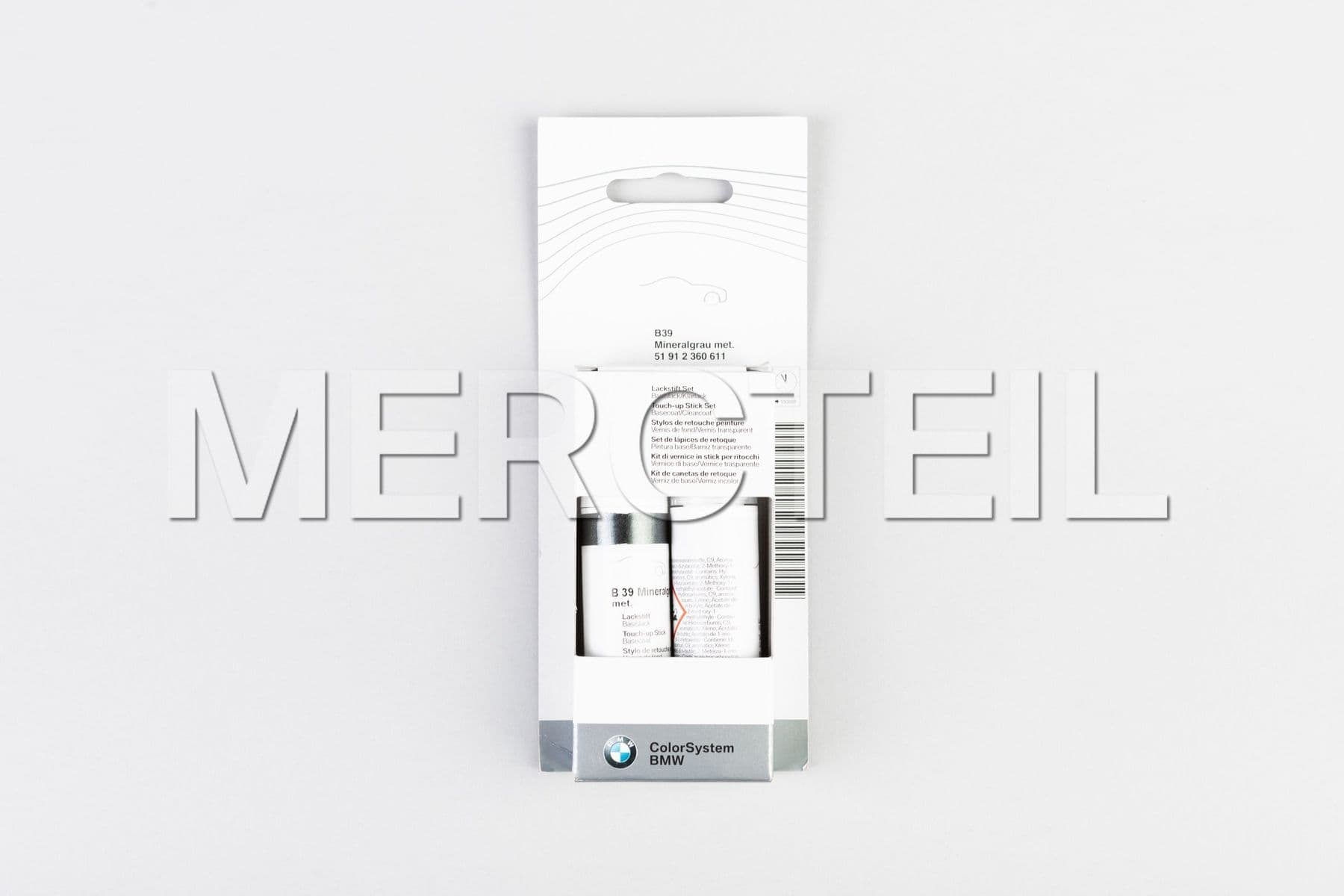51912360611 BMW Lackstift Set Mineralgrau