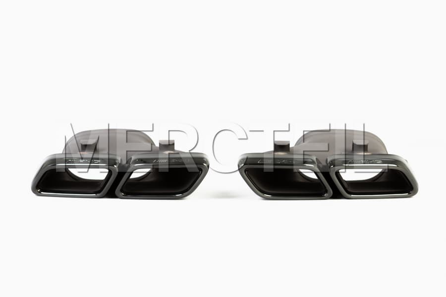 63 AMG Black Exhaust Tips Genuine Mercedes AMG preview 0