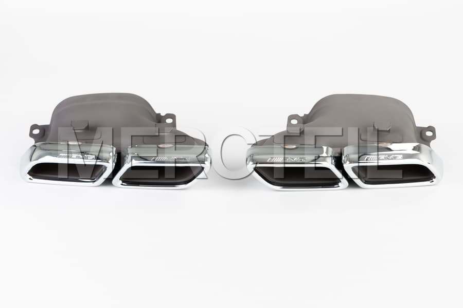 63 AMG Chrome Exhaust Tips Genuine Mercedes AMG preview 0
