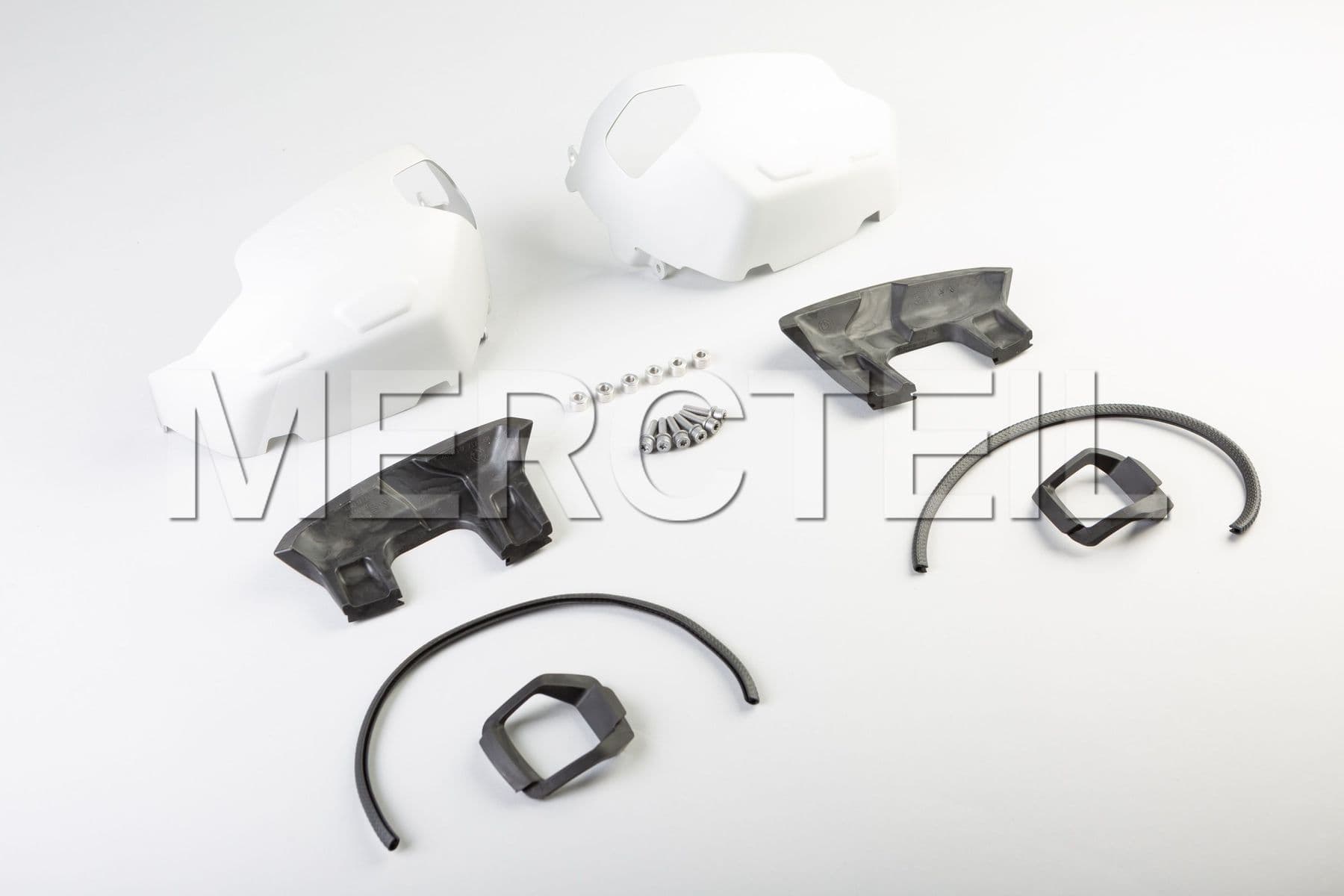 77128357955 BMW Set, cylinder head cover guard, aluminum