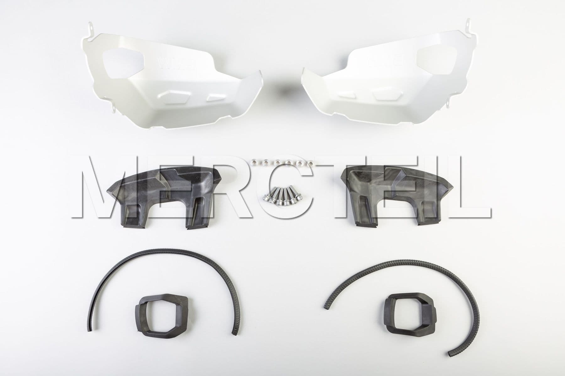 77128357955 BMW Set, cylinder head cover guard, aluminum