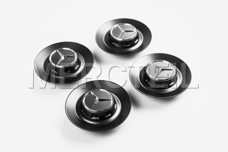 Wheel Cap (Matte Black) Genuine Mercedes-Benz 00040042009283