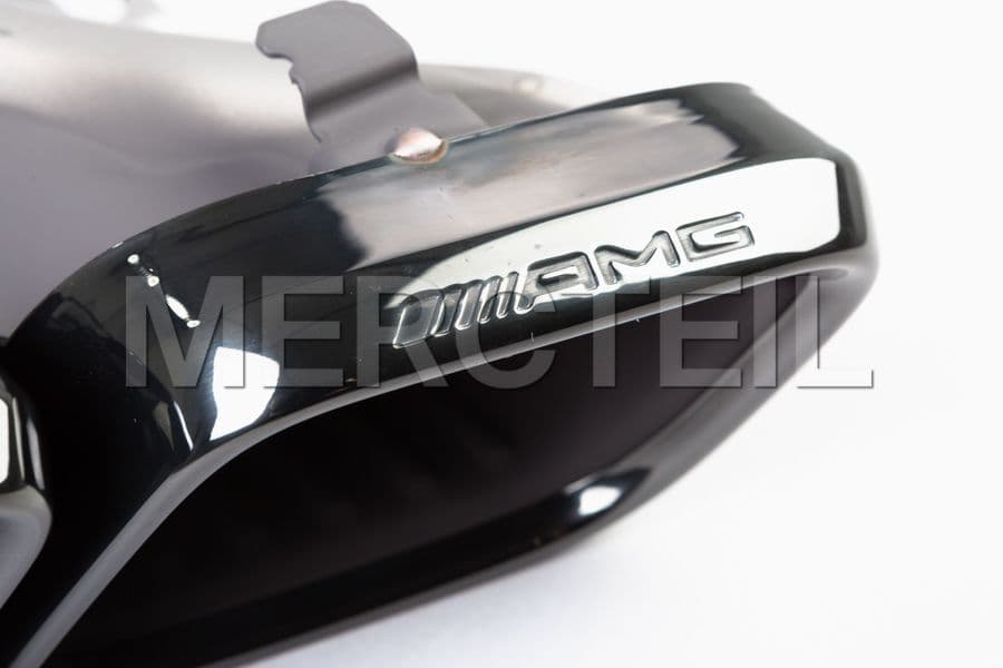 AMG Black Exhaust Tailpipes Genuine Mercedes-AMG A0004903000
