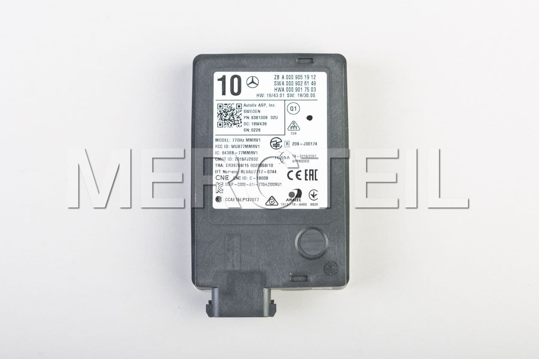 Buy The Spare Part Mercedes-benz A0009051912 Radar Sensor