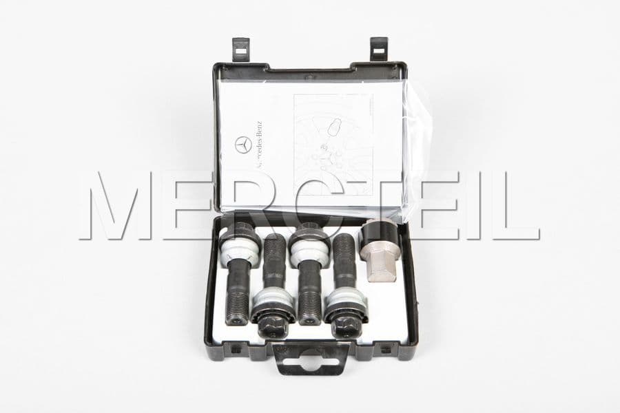 Radsicherungssatz Satz Schwarz M15 x 125 x 44 Original Mercedes 