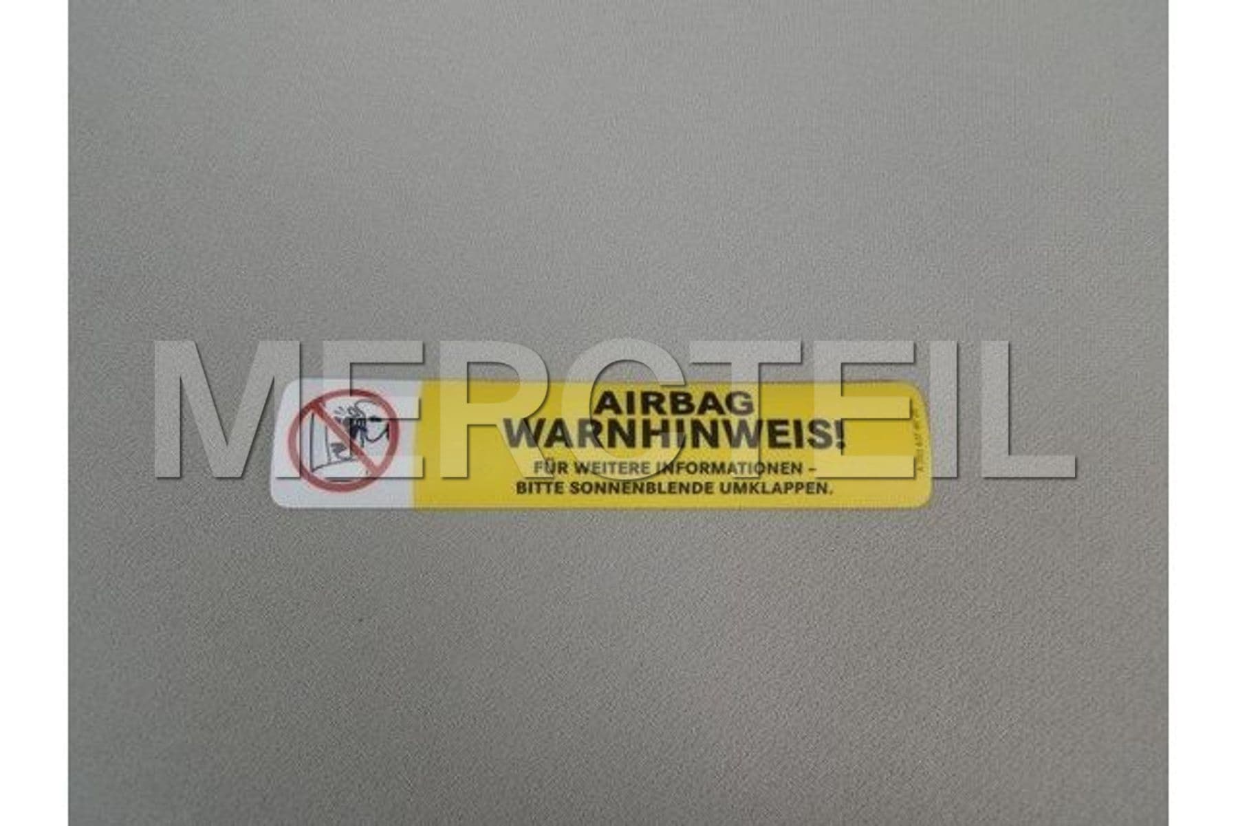 A2038174920 MERCEDES-BENZ INFORMATION LABEL