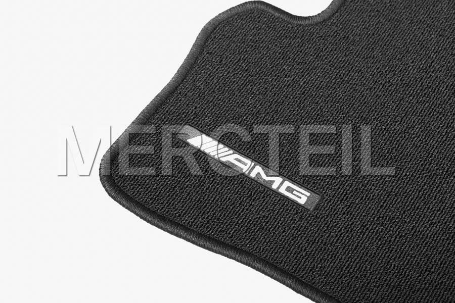 AMG Velour Floor Mats Set with Velour Edge Genuine Mercedes-AMG 