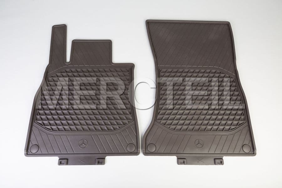 Lengenfelder Beige Rubber Floor Mats – For Mercedes-Benz W222 Long Version S-Class (V222)