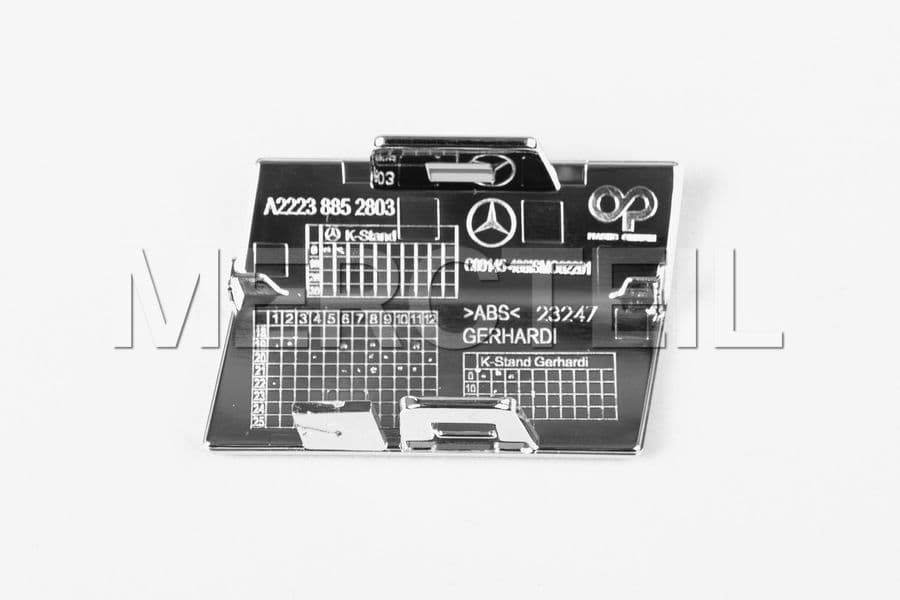 Buy the spare part Mercedes-Benz A2238852803 cover towing eye 