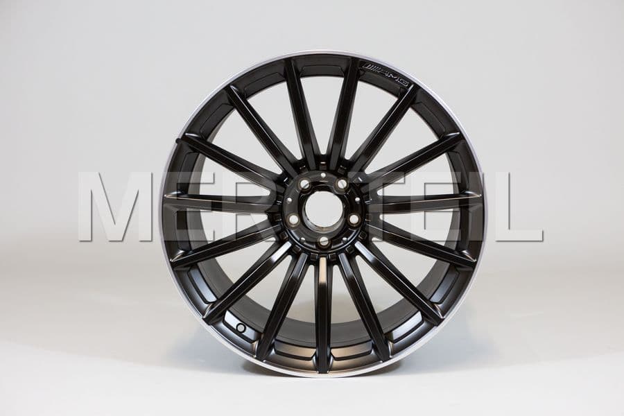 AMG GT Light-Alloy Multi-Spoke Wheels Set Black Matte 290