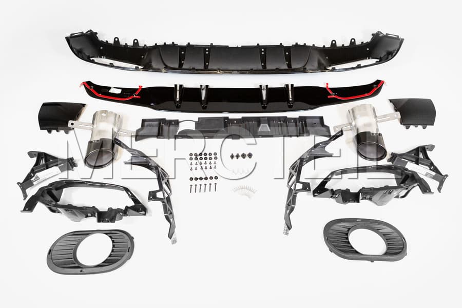 A-Class A35 AMG Sedan Diffuser Aerodynamics Kit 177 Genuine Mercedes-AMG