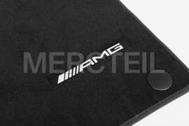 AMG A-Class Floor Mats Set Black LHD/RHD W177/V177 Genuine Mercedes-AMG A17768001029J74/A17768002029J74