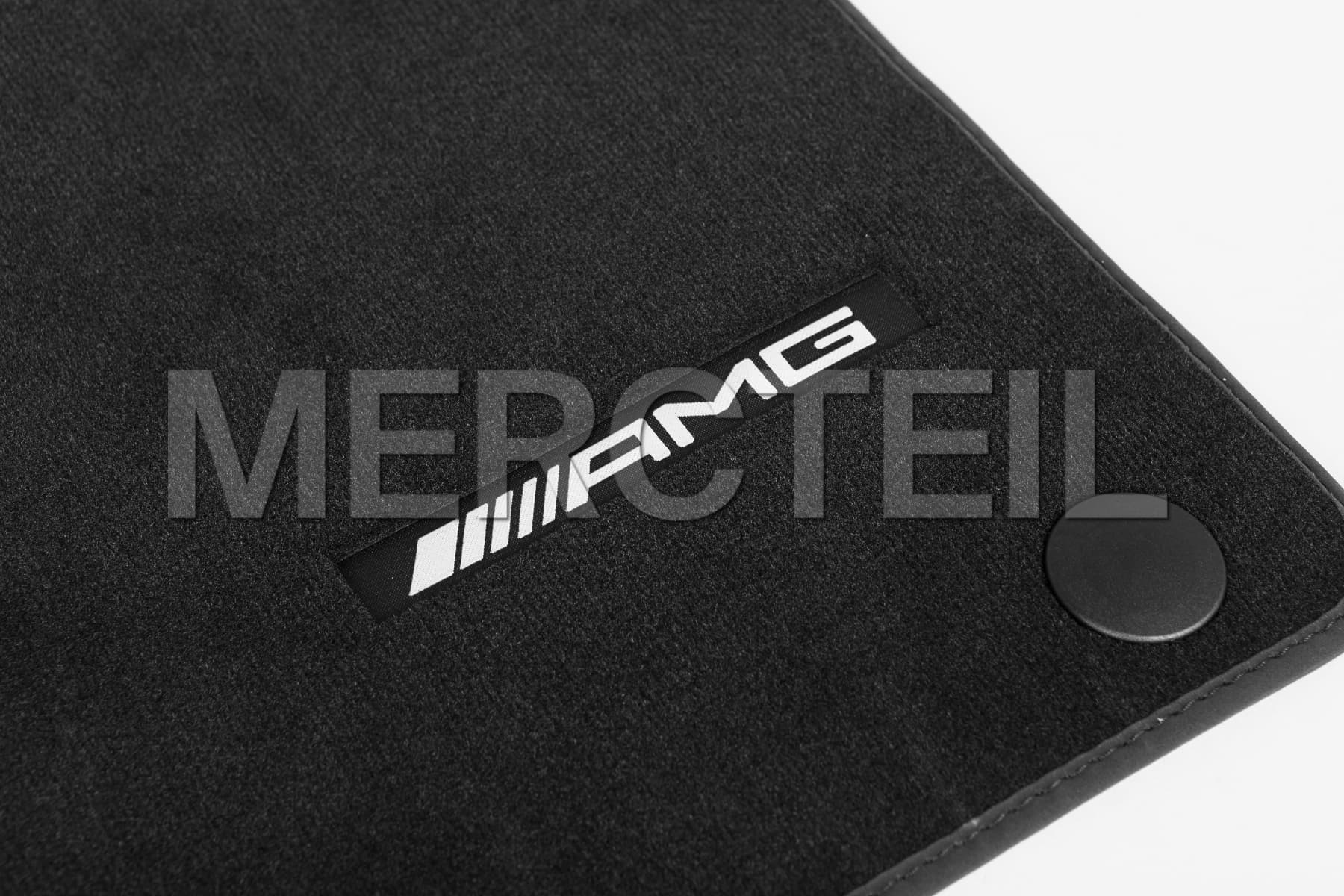 AMG A-Class Floor Mats Set Black LHD/RHD W177/V177 Genuine Mercedes-AMG A17768001029J74/A17768002029J74