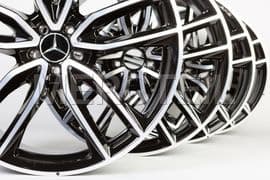 A Class AMG Rim Set 19 Inch 5 Double Spoke W177 Genuine Mercedes AMG (part number: A17740117007X23)