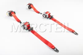 A-Class / CLA-Class AMG Red Pre-Safe System Seat Belts 117 176 Genuine Mercedes-AMG (part number: A17686020853D53)