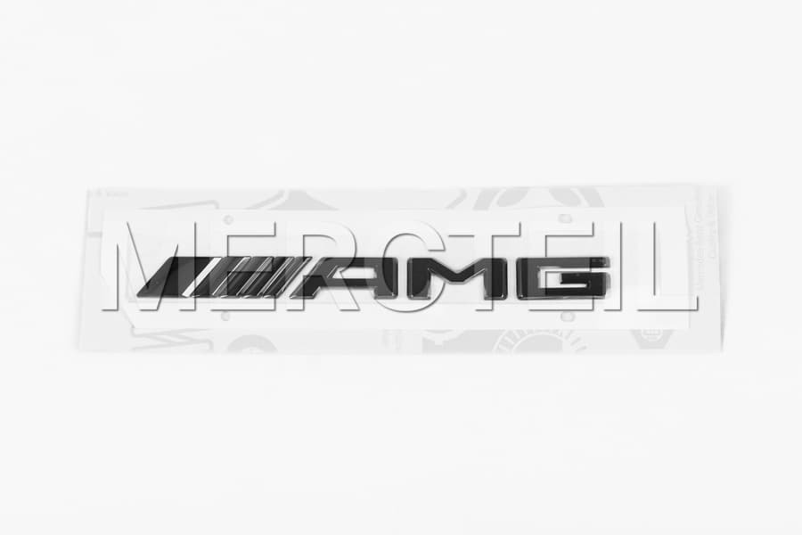 A Class Dark Chrome AMG Lettering Tailgate Black Chrome W177/V177 Genuine Mercedes AMG preview 0