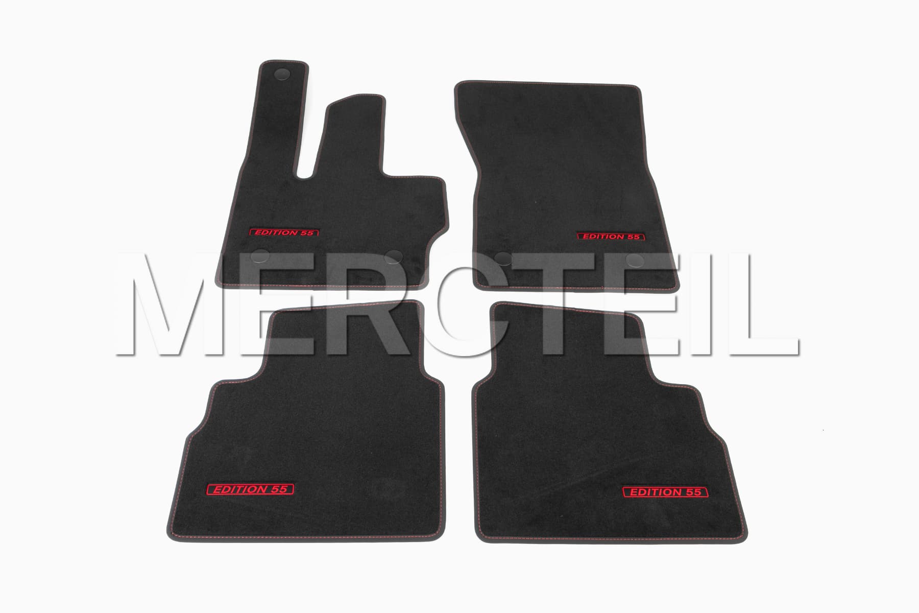 AMG Edition 55 Velour Floor Mats Set Black LHD/RHD A-Class W177/V177 Genuine Mercedes-AMG A17768050073D16/A17768052073D16