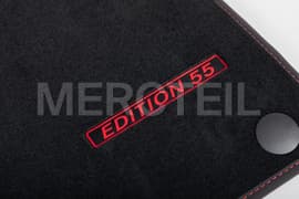 AMG Edition 55 Velours-Fußmatten-Set Schwarz LHD/RHD A-Klasse W177/V177 Original Mercedes-AMG A17768050073D16/A17768052073D16