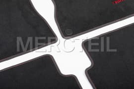 AMG Edition 55 Velours-Fußmatten-Set Schwarz LHD/RHD A-Klasse W177/V177 Original Mercedes-AMG A17768050073D16/A17768052073D16