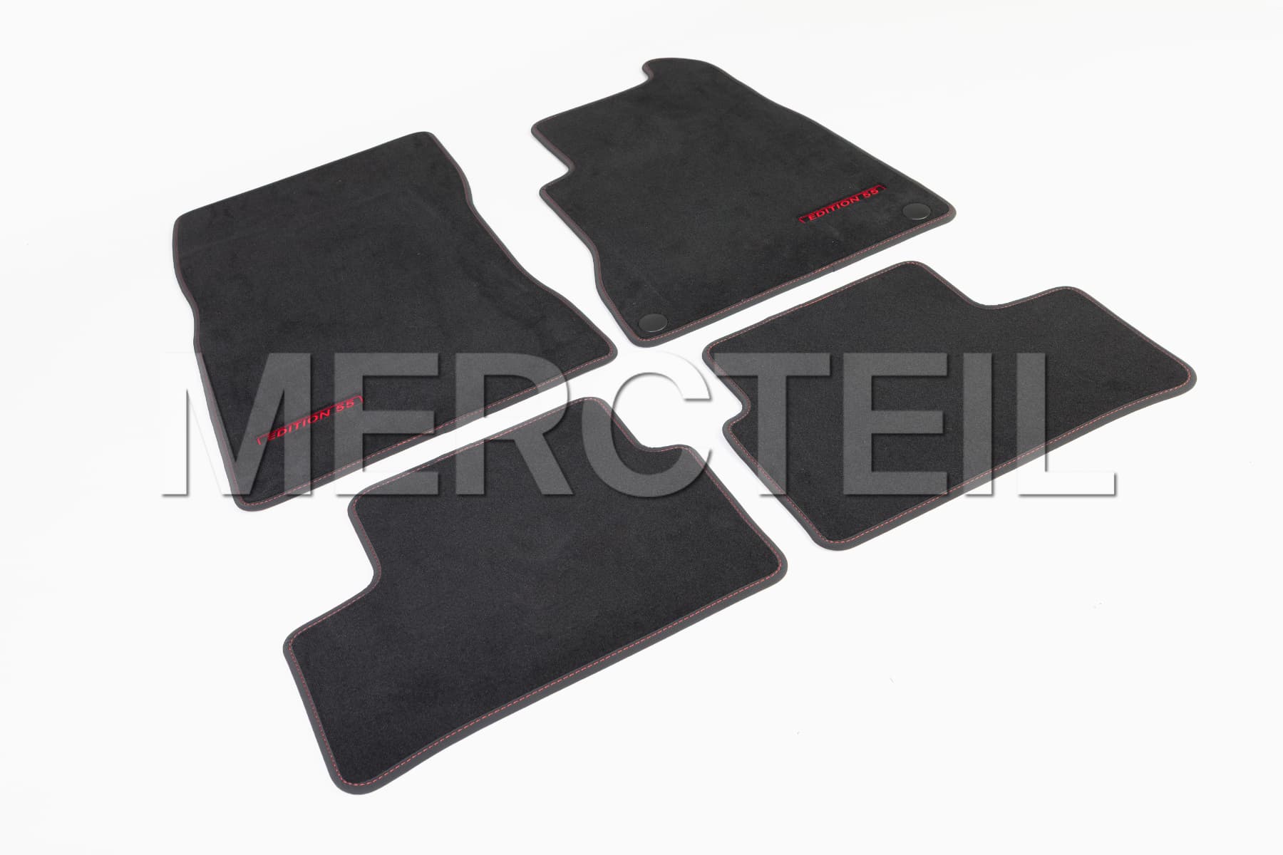 AMG Edition 55 Velours-Fußmatten-Set Schwarz LHD/RHD A-Klasse W177/V177 Original Mercedes-AMG A17768050073D16/A17768052073D16