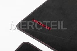AMG Edition 55 Velours-Fußmatten-Set Schwarz LHD/RHD A-Klasse W177/V177 Original Mercedes-AMG A17768050073D16/A17768052073D16