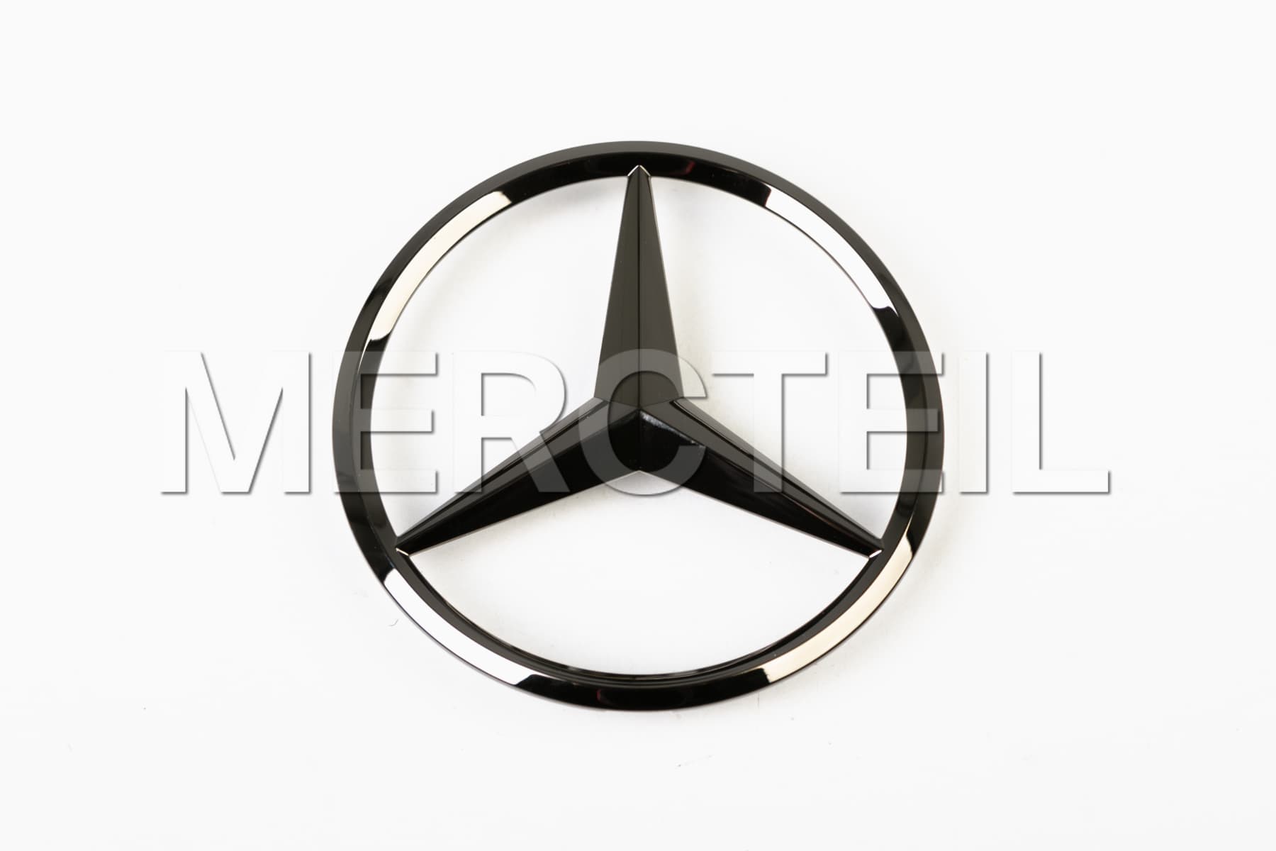 A-Class Sedan Trunk Star Badge - Black Night Package V177 Genuine Mercedes-AMG (Part number: A1778178100)