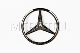 A-Class Sedan Trunk Star Badge - Black Night Package V177 Genuine Mercedes-AMG (Part number: A1778178100)