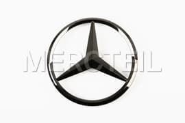 A-Class Hatchback Trunk Star Badge - Black Night Package W177 Genuine Mercedes-AMG (Part number: A1778178000)