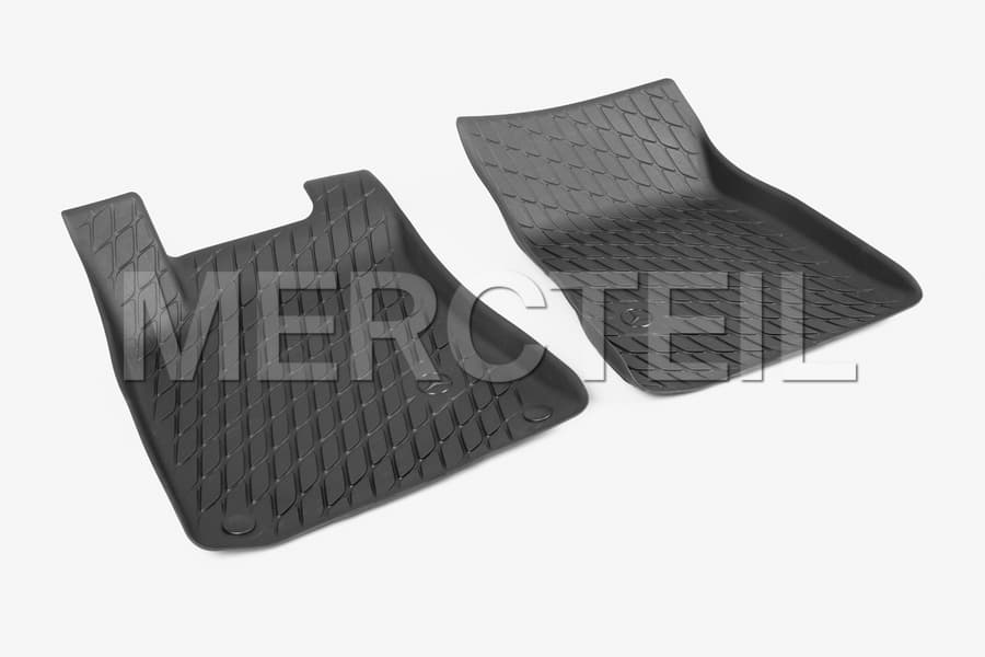 All Season Front Rubber Footwell Mould Floor Mat Set Genuine Mercedes-Benz  A17768032049051