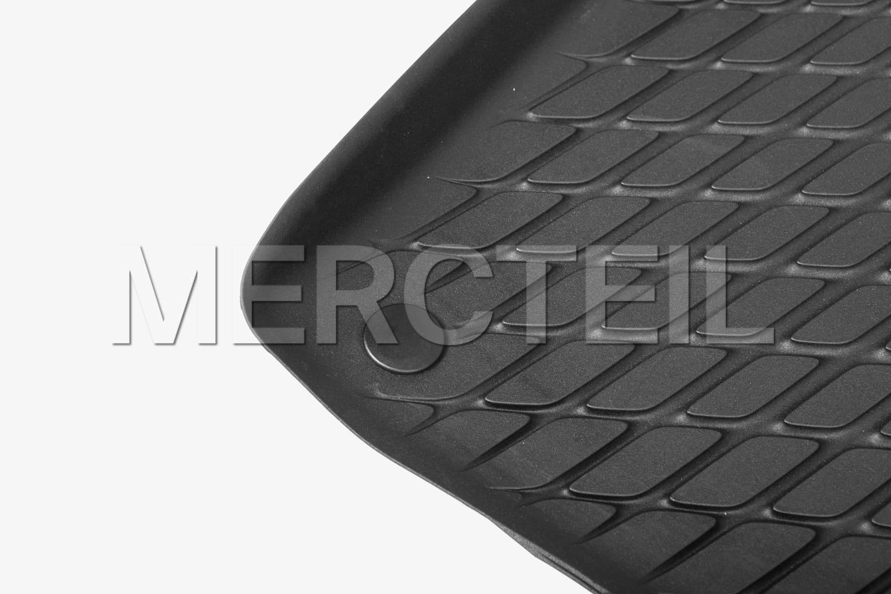 Echtes Mercedes-Benz Ganzjahres-Gummimatten-Set für den vorderen Fußraum (Teilenummer: A17768032049051)