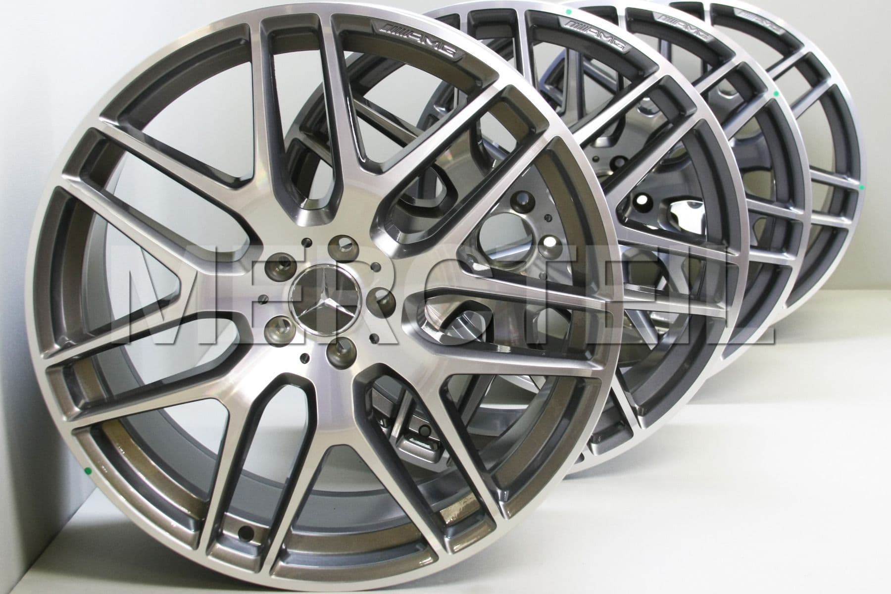 Amg 21 Inch Set Of Silver Wheels For Mlgle Class Glgls Class