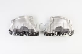 AMG 63 Exhaust Tips Black Package Genuine Mercedes AMG (part number: A0004902600)