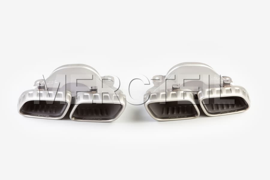 AMG 63 Exhaust Tips Chrome Package Genuine Mercedes AMG preview 0