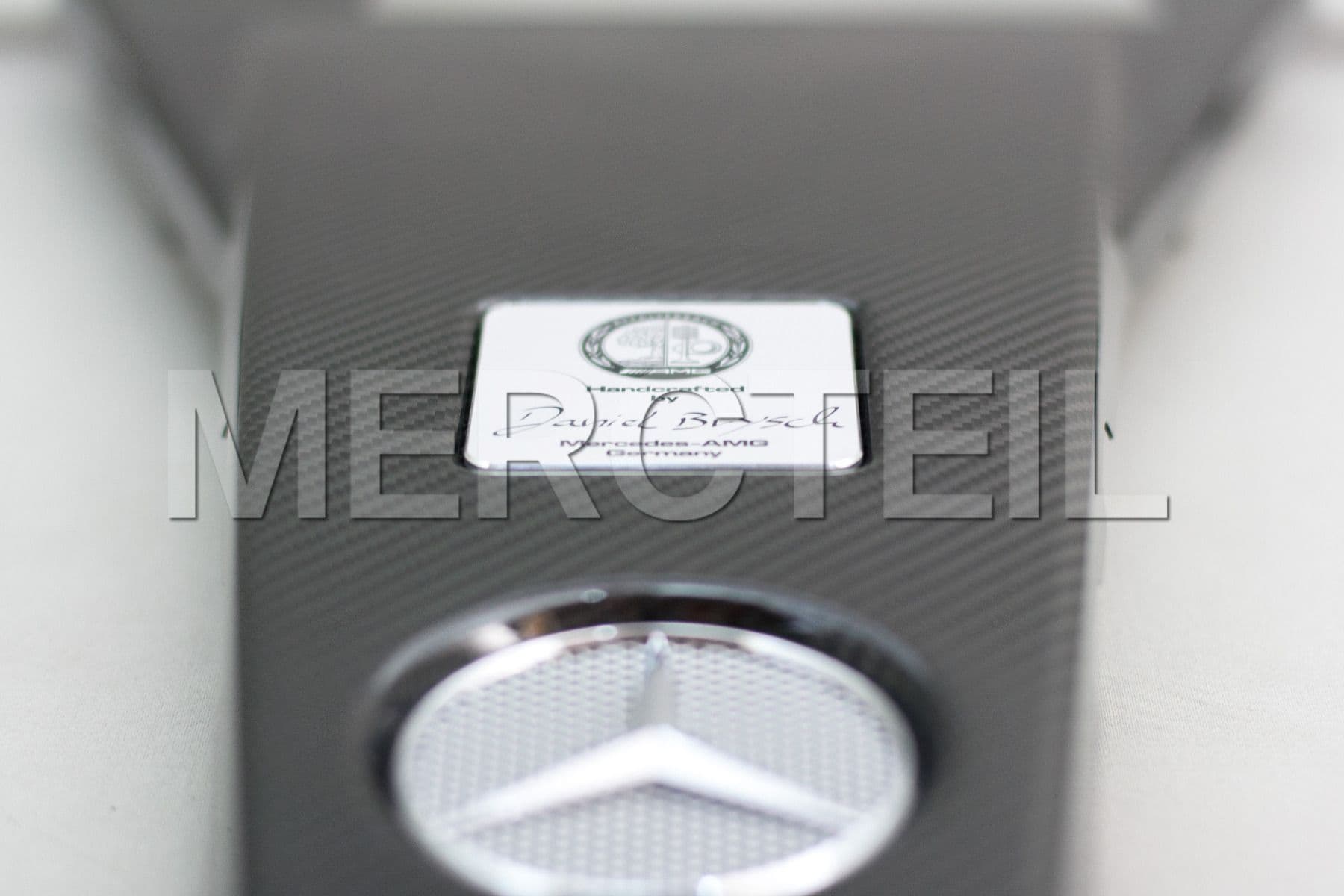 AMG 63 Ornamental Carbon Engine Cover Genuine Mercedes AMG (part number: A1570105800)