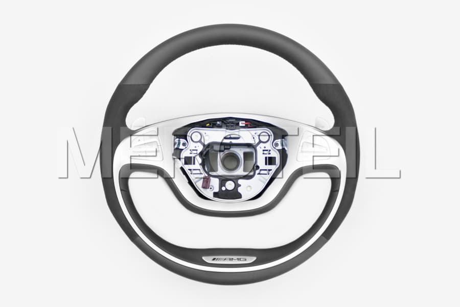 AMG Alcantara/Leather Black Steering Wheel for S-Class preview 0