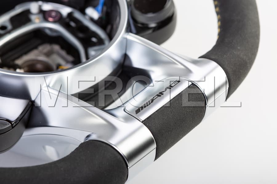 AMG Alcantara Steering Wheel with Switch Panels Genuine MercedesAMG