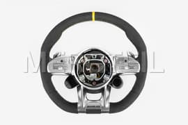AMG Alcantara Steering Wheel With Switch Panels Genuine Mercedes AMG (part number: A00046098081C86)