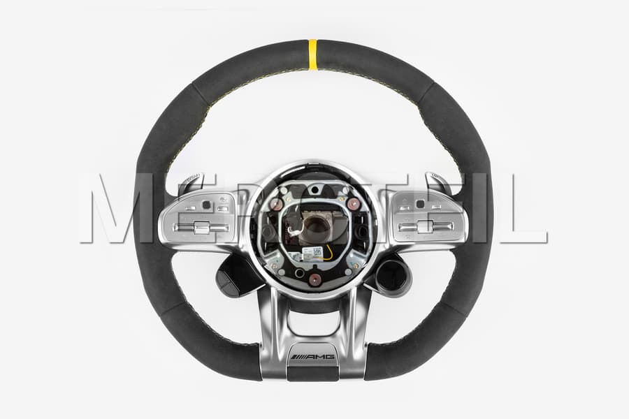 AMG Alcantara Steering Wheel with Switch Panels Genuine Mercedes AMG preview 0