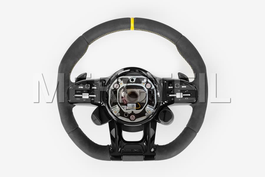AMG Black Alcantara Steering Wheel With Switch Panels preview 0