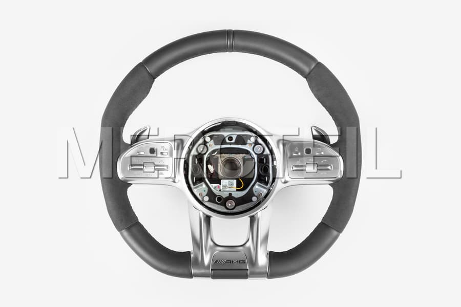 AMG Black Leather Alcantara Steering Wheel preview 0
