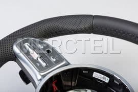 AMG Black Leather Steering Wheel Genuine Mercedes-AMG (part number: A00046047099E38)