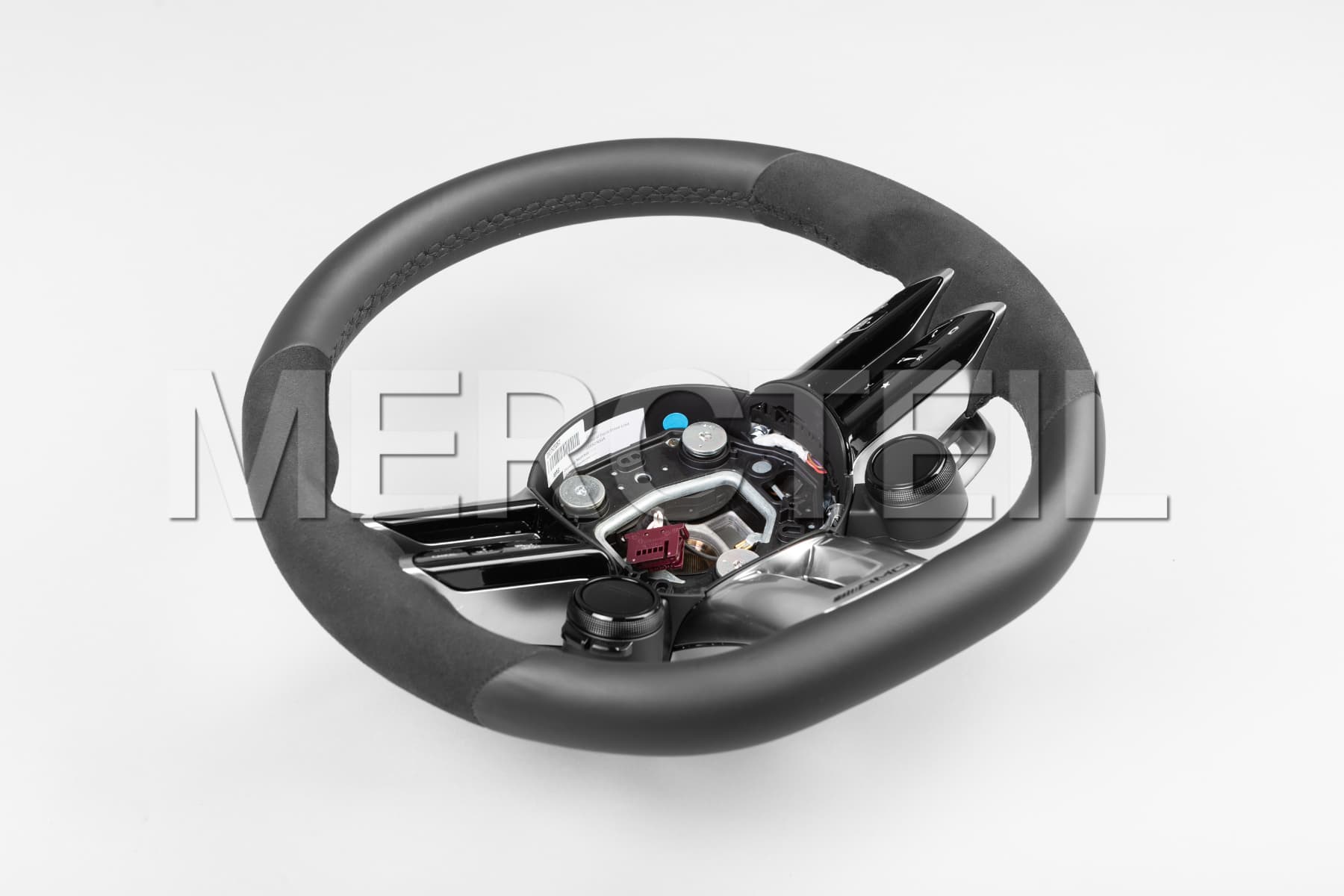AMG Black Steering Wheel with Switch Panels Genuine Mercedes AMG (Part number: A09946060109A84)