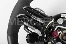 AMG Black Steering Wheel with Switch Panels Genuine Mercedes AMG (Part number: A09946064109A84)